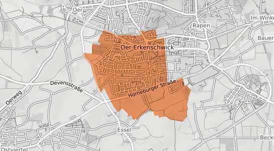 Mietspiegelkarte Oer Erkenschwick Gross Erkenschwick